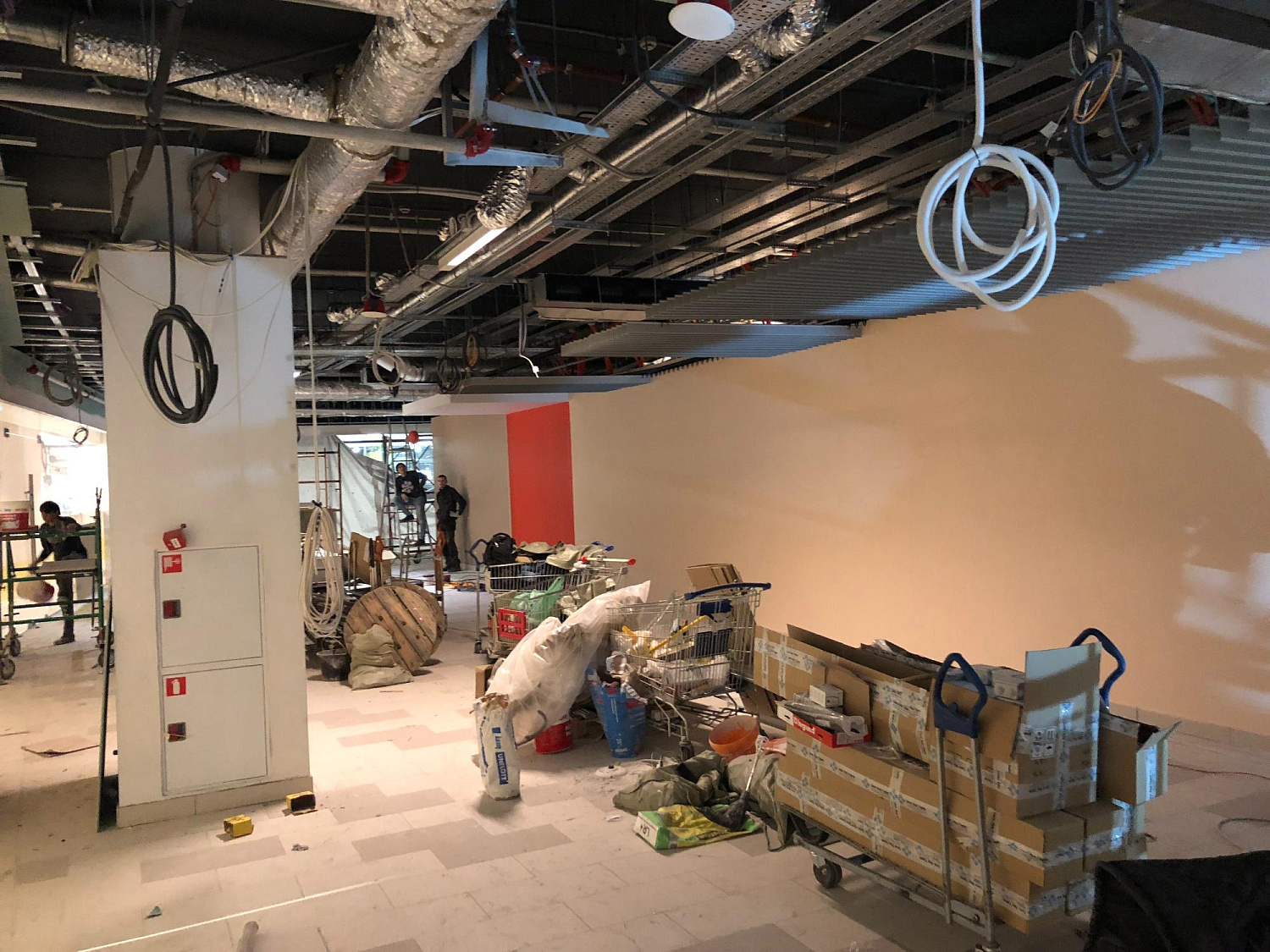 Фанкойлы и вентиляция в МФЦ СТЦ МЕГА